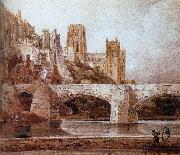 Thomas Girtin durham cathedral and bridge oil painting artist